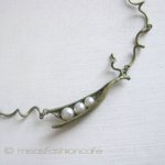 Michaud ネックレス 真珠 さやえんどう豆