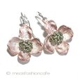 （画像用） ピアス　または　クリップ ハナミズキの花　再販