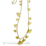 マイケルミショー再販 イチョウ　ネックレス