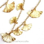 マイケルミショー再販 イチョウ　ネックレス