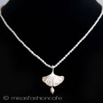 マイケルミショー　 真珠　イチョウの葉