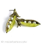 マイケルミショー　ピアス 真珠えんどう豆　再販