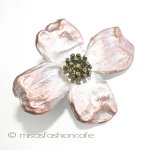 マイケルミショー 再販！ ハナミズキの花ブローチ