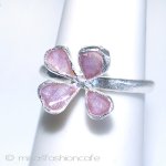 マイケルミショー　指輪 ライラックのお花　銀製