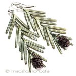 マイケルミショー松ぼっくり 　クリップまたはピアス　