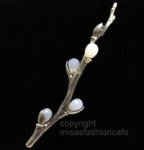 Michaud ブローチ 猫柳