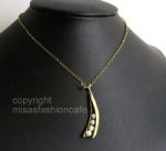 Michaud ネックレス 真珠さやえんどう豆