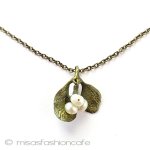 マイケルミショー　真珠 ヤドリギ　ネックレス