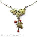 マイケルミショーネックレス 天然石グズベリーの果実