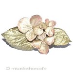 マイケルミショー再販 アジサイの花　ブローチ