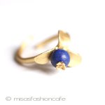 マイケルミショー　指輪 天然石のブルーベリー