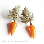 マイケルミショー 人参　イヤリング