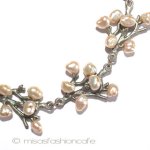 マイケルミショー　 真珠の珊瑚ブレスレット