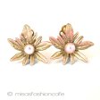 （画像用） マイケルミショー　セット 真珠の花ブレス＆イヤリング