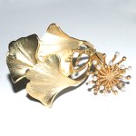 マイケルミショー　セット 24Kgpイチョウ&花リング