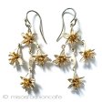 （画像用） ミショー花シャンデリア イヤリングまたはピアス　