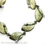 マイケルミショー　真珠 植物　ブレスレット