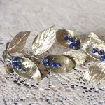 マイケルミショーブルーベリー 天然石ナプキンリング４セット