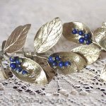 マイケルミショーブルーベリー 天然石ナプキンリング４セット