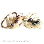 マイケルミショー　再販 ナプキンリング　オリーブ