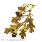 真珠どんぐり　ブローチ マイケルミショー美術館