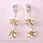 Michaud　オニオンの花 イヤリングまたはピアス　