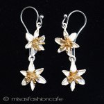 Michaud　オニオンの花 イヤリングまたはピアス　
