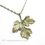 マイケルミショー　ハーブ パセリ　ネックレス