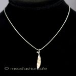 マイケルミショー　シルバー ３真珠の豆　ネックレス