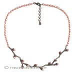 マイケルミショーネックレス 真珠・桜サクラのつぼみ