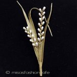 マイケルミショーブローチ 真珠のお米　再販！