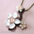 （画像用） マイケルミショーネックレス 真珠ケシパール　桜の木