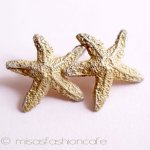 マイケル・ミショー　ピアス 24Kgpゴールド　ヒトデ