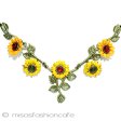 （画像用） ヒマワリの花　ネックレス