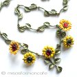 （画像用） ヒマワリの花　ネックレス