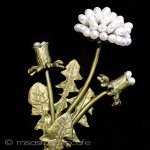 タンポポ　ブローチ 真珠たんぽぽ　再販！