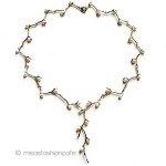 真珠の猫柳ネックレス ねこやなぎパールの花