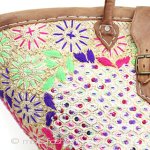 モロッコ製かごバック　大