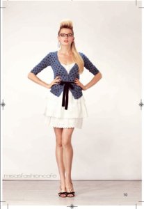 （画像用） Paul & Joe　ガーディガン 　ドット柄＆リボン