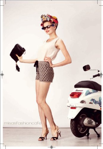 （画像用） Paul & Joeショートパンツ 　ドット柄＆リボン