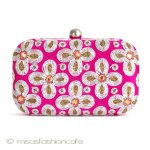 ＳＡＮＴＩサンティ クラッチ 　針刺繍の花BOX