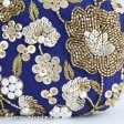 （画像用） ＳＡＮＴＩサンティ　クラッチ 金＆パールの花刺繍