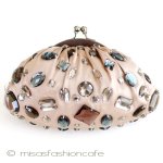 ＳＡＮＴＩサンティ　バッグ ブラウンｘグレー再販