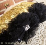 SANTI サンティ クラッチ 　ゴールド&BLK