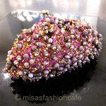 SANTI サンティ クラッチ パープル・ジュエル