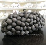 SANTI サンティ クラッチ 　シルク・ポンポン