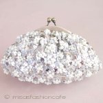 ＳＡＮＴＩサンティ　バッグ パール小花　再販