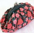 （画像用） ＳＡＮＴＩサンティ　バッグ コーラルレッド花刺繍