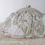 SANTI サンティ クラッチ 再販デリケート・フラワー