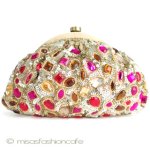 ＳＡＮＴＩサンティ　バッグ GOLD　ピーコック